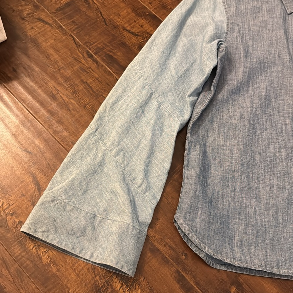 G-Star Raw two tone denim top - Picture 3 of 6